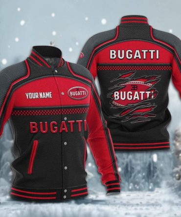 Bugatti Dmhj1795 Baseball Jacket Logo Baseball Varsity Jacket