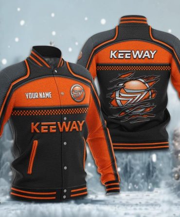 Keeway Dmhj1887 Baseball Jacket Logo Baseball Varsity Jacket