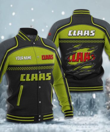 Claas Dmhj1915 Baseball Jacket Logo Baseball Varsity Jacket