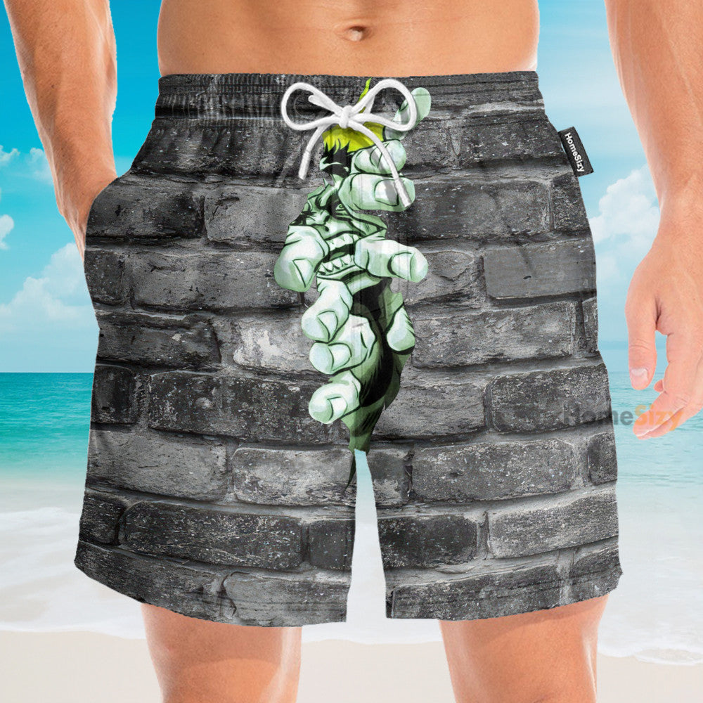 Hulk Smash Cosplay Costume - Beach Short - Image 2