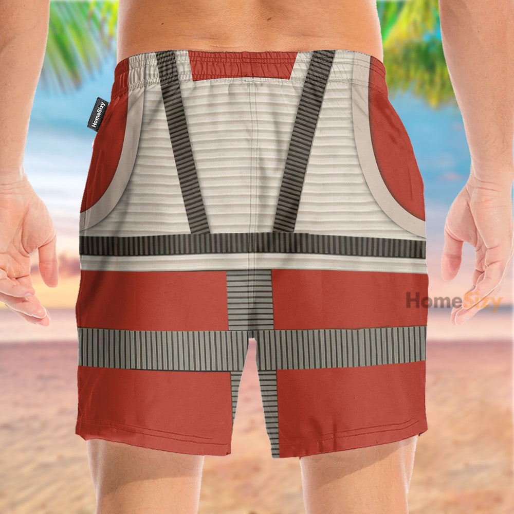 Stwa Rebel Pilot Cosplay Costume - Beach Shorts - Image 3