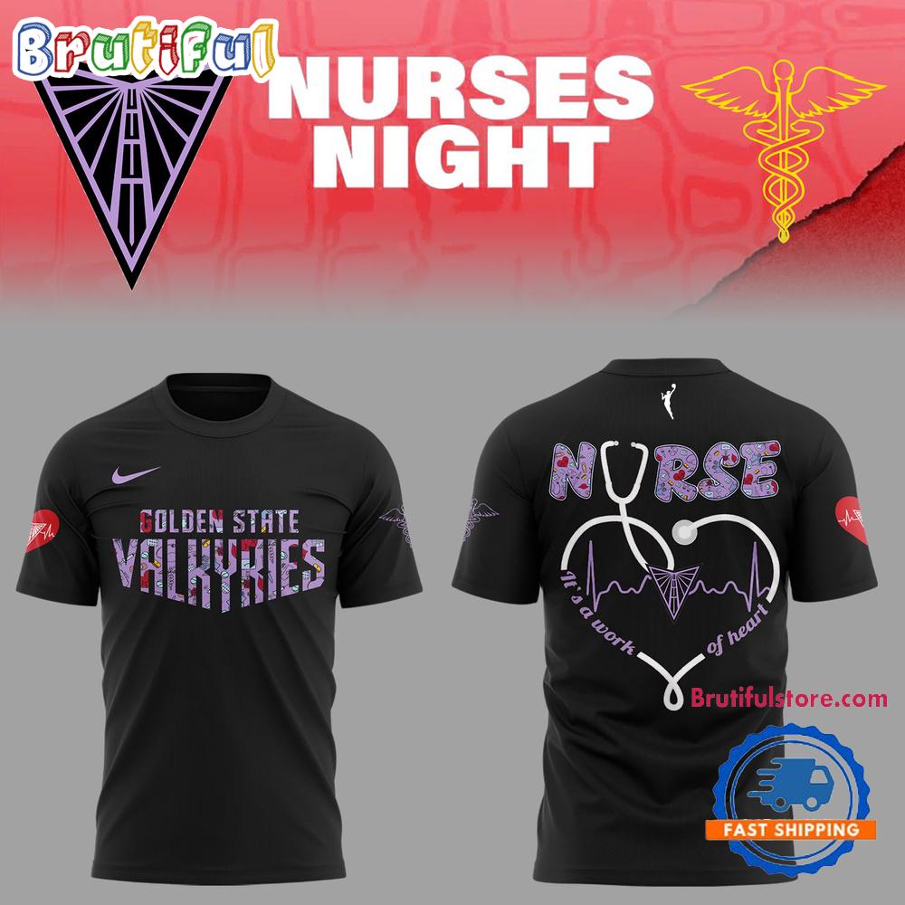 Golden State Valkyries Wnba X Nurses Night 2025 3D Print T Shirt