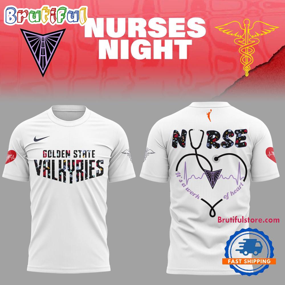 Golden State Valkyries Wnba X Nurses Night 2025 T Shirt