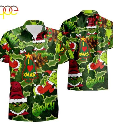 Grinch Merry Christmas Hawaiian Shirt