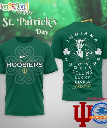 Indiana Hoosiers 2026 Ncaa Lucky St. Patricks Day Limited Edition 3D Shirt