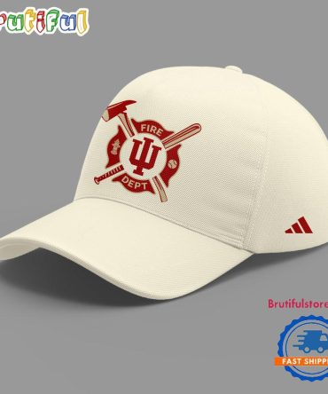 Indiana Hoosiers Baseball X Firefighter Appreciation Night 3D Print Cap