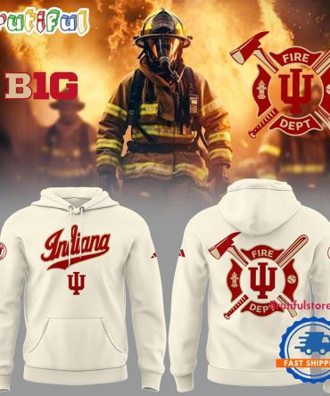 Indiana Hoosiers Baseball X Firefighter Appreciation Night 3D Print Hoodie