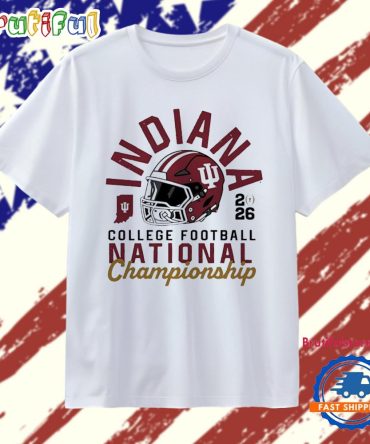 Indiana Hoosiers Cfp 2026 National Championship Bound Helmet T Shirt