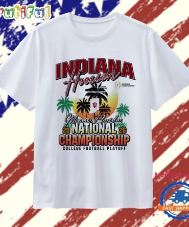 Indiana Hoosiers Cfp National Championship 2026 Sunset T Shirt