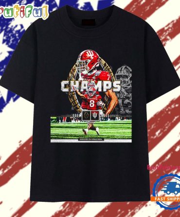Indiana Hoosiers Champions 2026 Chick Fil A Peach Bowl Cfp Semifinal T Shirt