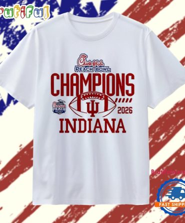 Indiana Hoosiers Football Champions Peach Bowl 2025-26 Classic T Shirt