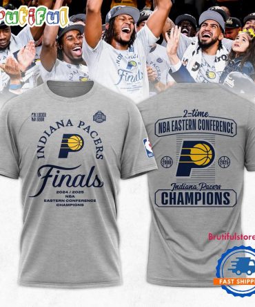 Indiana Pacers 2025 Eastern Conference Champions Locker Room Shirt