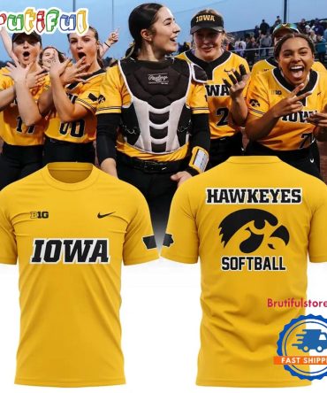 Iowa Hawkeyes Softball Team Player 2025 New T Shirt