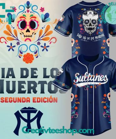 Sultanes De Monterrey X Día De Los Muertos 2025 Special Baseball Jersey