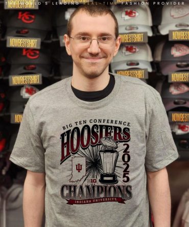 2025 Big Ten Conference Champions Indiana Hoosiers Vintage 2 Sided Shirt