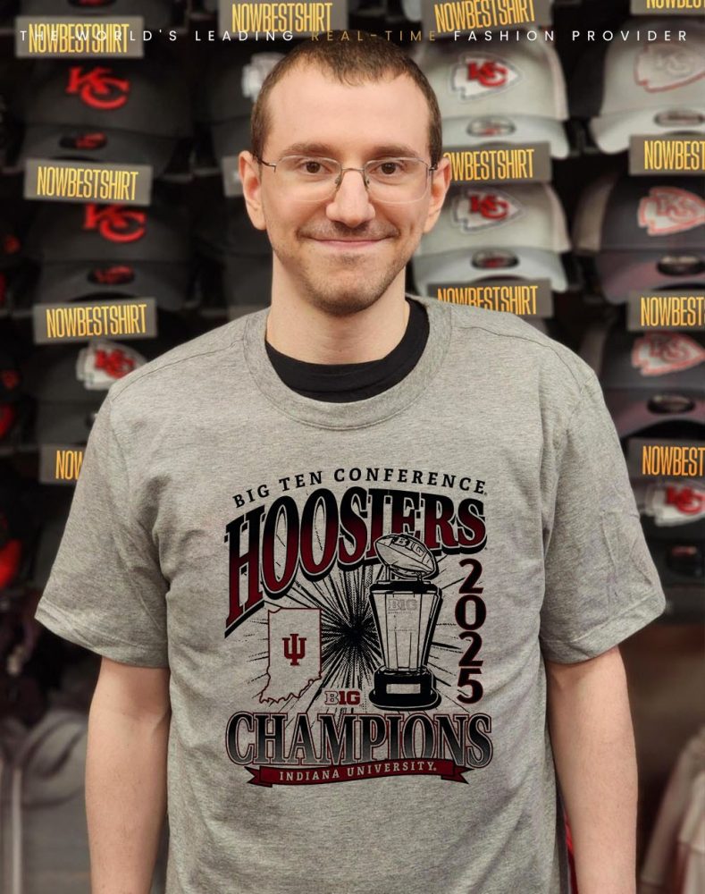2025 Big Ten Conference Champions Indiana Hoosiers Vintage 2 Sided Shirt