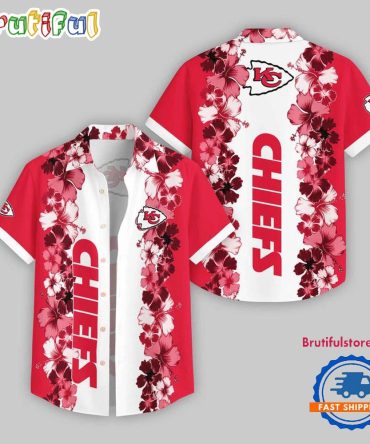 Kansas City Chiefs Flower Pattern Summer Beach Aloha Hawaii Shirt