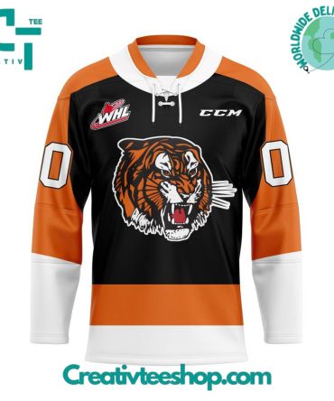 Whl Medicine Hat Tigers Home Hockey Jersey