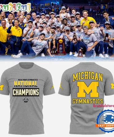 Michigan Wolverines 2025 Ncaa Men’S Gymnatics Are National Champions All Over Print Shirt