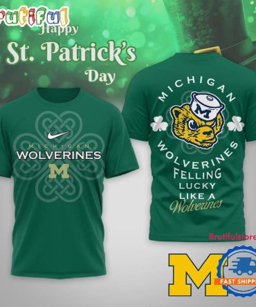 Michigan Wolverines 2026 Ncaa Lucky St. Patricks Day Limited Edition 3D Shirt