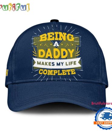 Michigan Wolverines Being A Daddy Best Father'S Day Gift Classic Cap