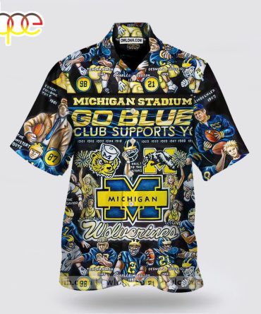 Michigan Wolverines Hawaiian Shirt For Fans