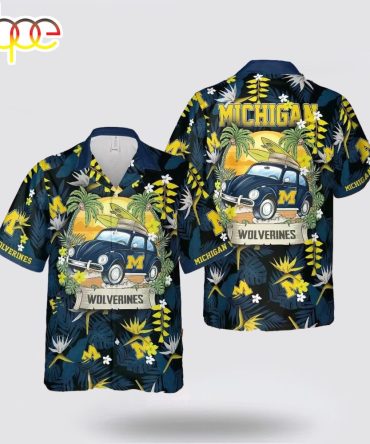 Michigan Wolverines Summer Hawaiian Shirt For Fans