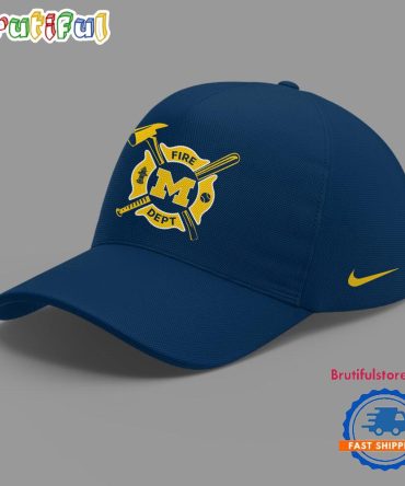 Michigan Wolverines X Firefighter Appreciation Night Cap