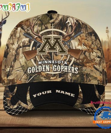 Minnesota Golden Gophers Camo Hunting Cap, Sport Team Camo Hunting Hats