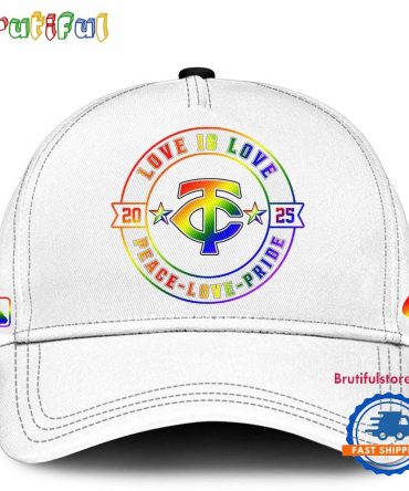 Minnesota Twins 2025 Happy Pride Month Limited Edition Baseball Cap