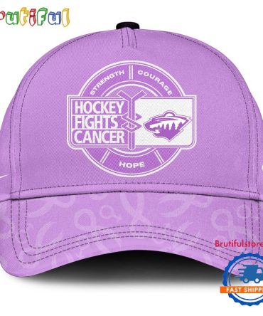 Minnesota Wild 2025 Nhl Hockey Fights Cancer Limited Edition Cap