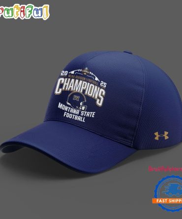 Montana State Bobcats Football 2025 Ncaa Division Champions Cap