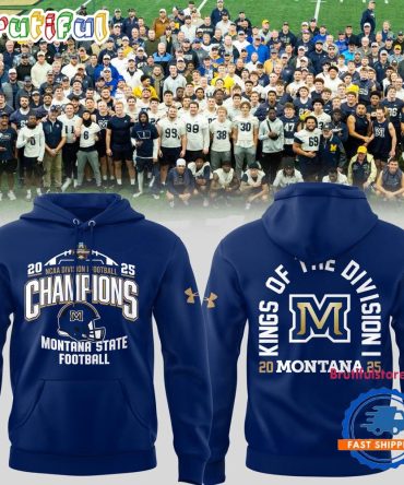 Montana State Bobcats Football 2025 Ncaa Division Champions Hoodie Shirt