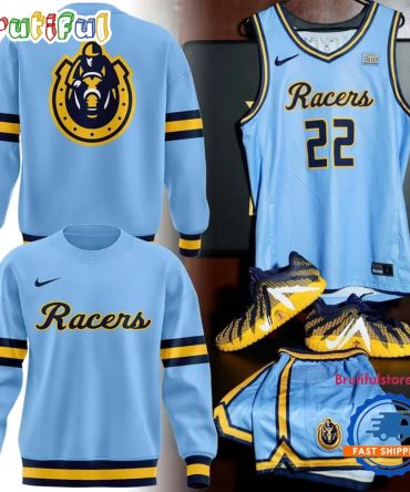 Murray State Racers 2026 Basketball Icy Blue Uniform Sweatshirt