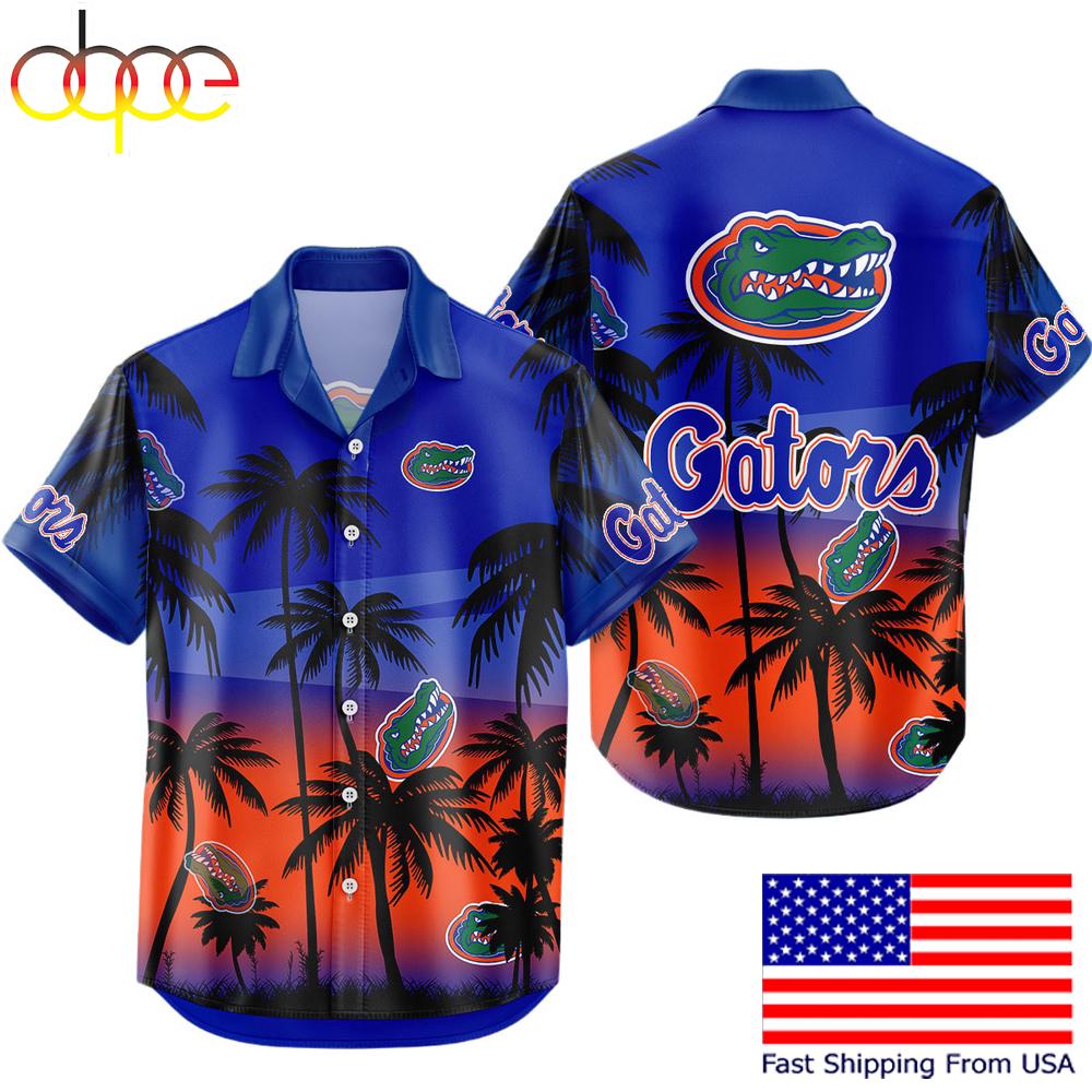 Ncaa Florida Gators Coconut Forest Tropical Style Hawaiian Shirt For Fans