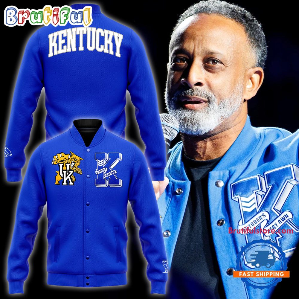 Ncaa Kentucky Wildcats Kenny Brooks Basetball Jacket