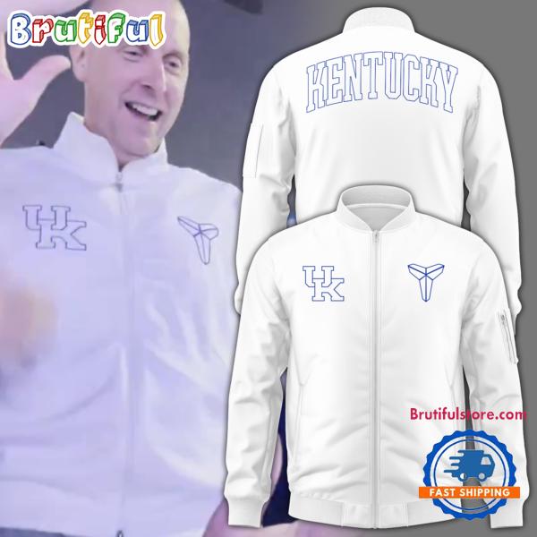 Ncaa Kentucky Wildcats Kenny Brooks Ziper Basetball Jacket