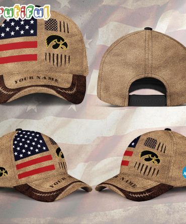 Ncaa Lowa State Cyclones Sport Team Pesonalized American Flag Baseball Cap