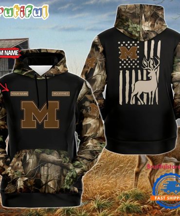 Ncaa Michigan Wolverines Sporty Camo Hunting Style Hoodie, Sweatshirt, Tshirt