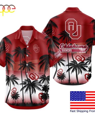 Ncaa Oklahoma Sooners Coconut Forest Tropical Style Hawaiian Shirt  For Fans