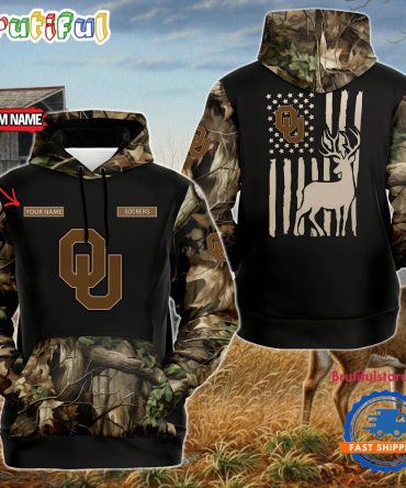 Ncaa Oklahoma Sooners Sporty Camo Hunting Style Hoodie, Sweatshirt, Tshirt