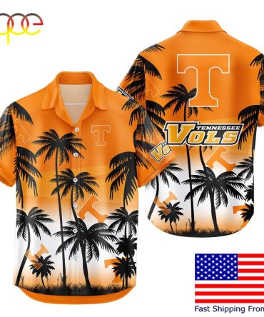 Ncaa Tennessee Volunteers Coconut Forest Tropical Style Hawaiian Shirt  For Fans