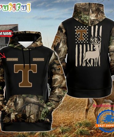 Ncaa Tennessee Volunteers Sporty Camo Hunting Style Hoodie, Sweatshirt, Tshirt