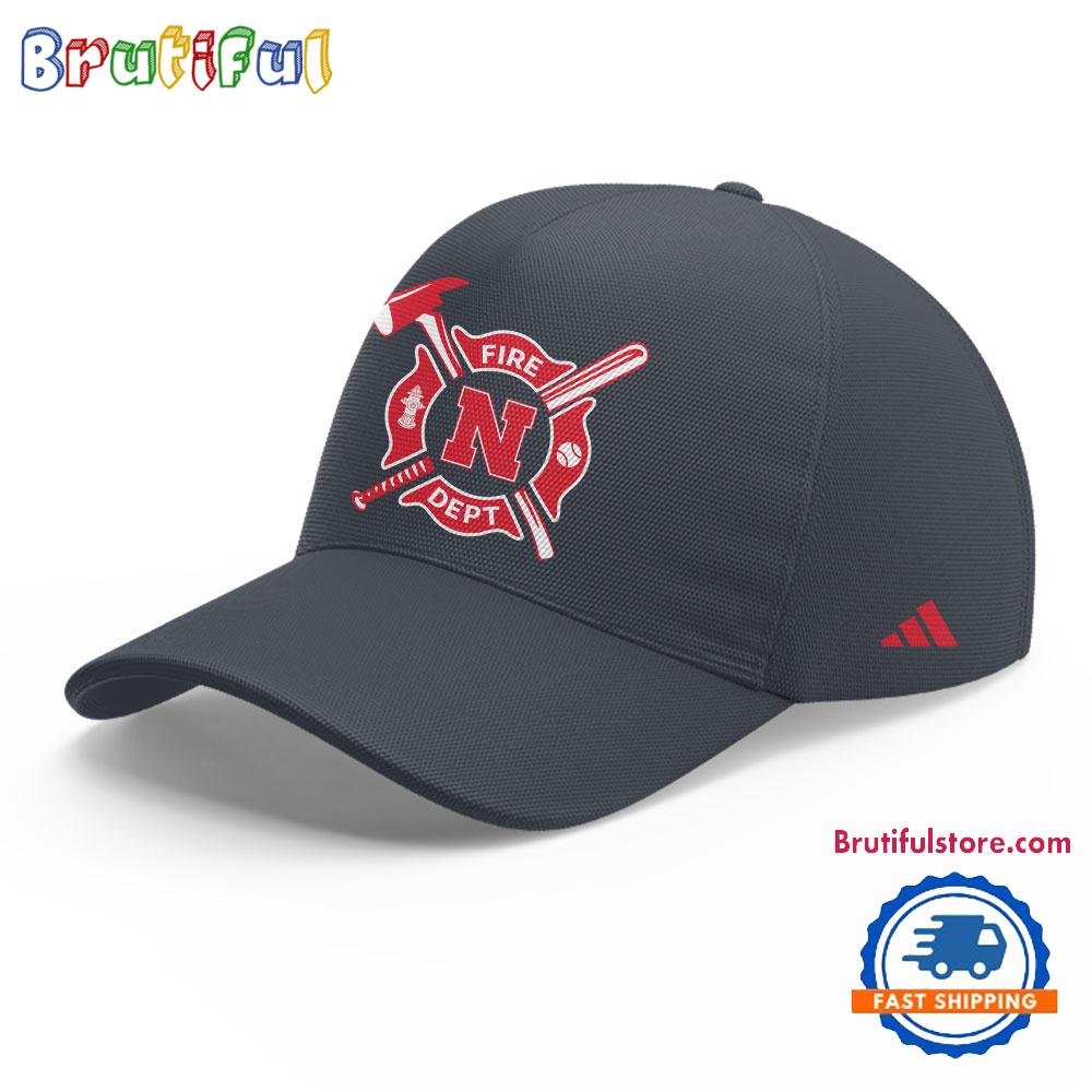 Nebraska Huskers Baseball X Firefighter Appreciation Night 3D All Over Print Cap
