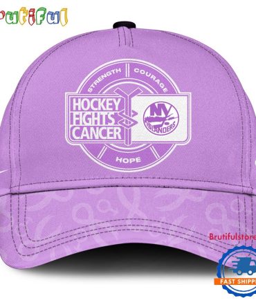 New York Islanders 2025 Nhl Hockey Fights Cancer Limited Edition Cap