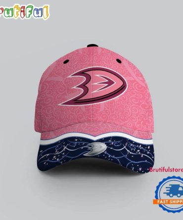 Nhl Anaheim Ducks Hockey Fights Against Cancer Design Cap