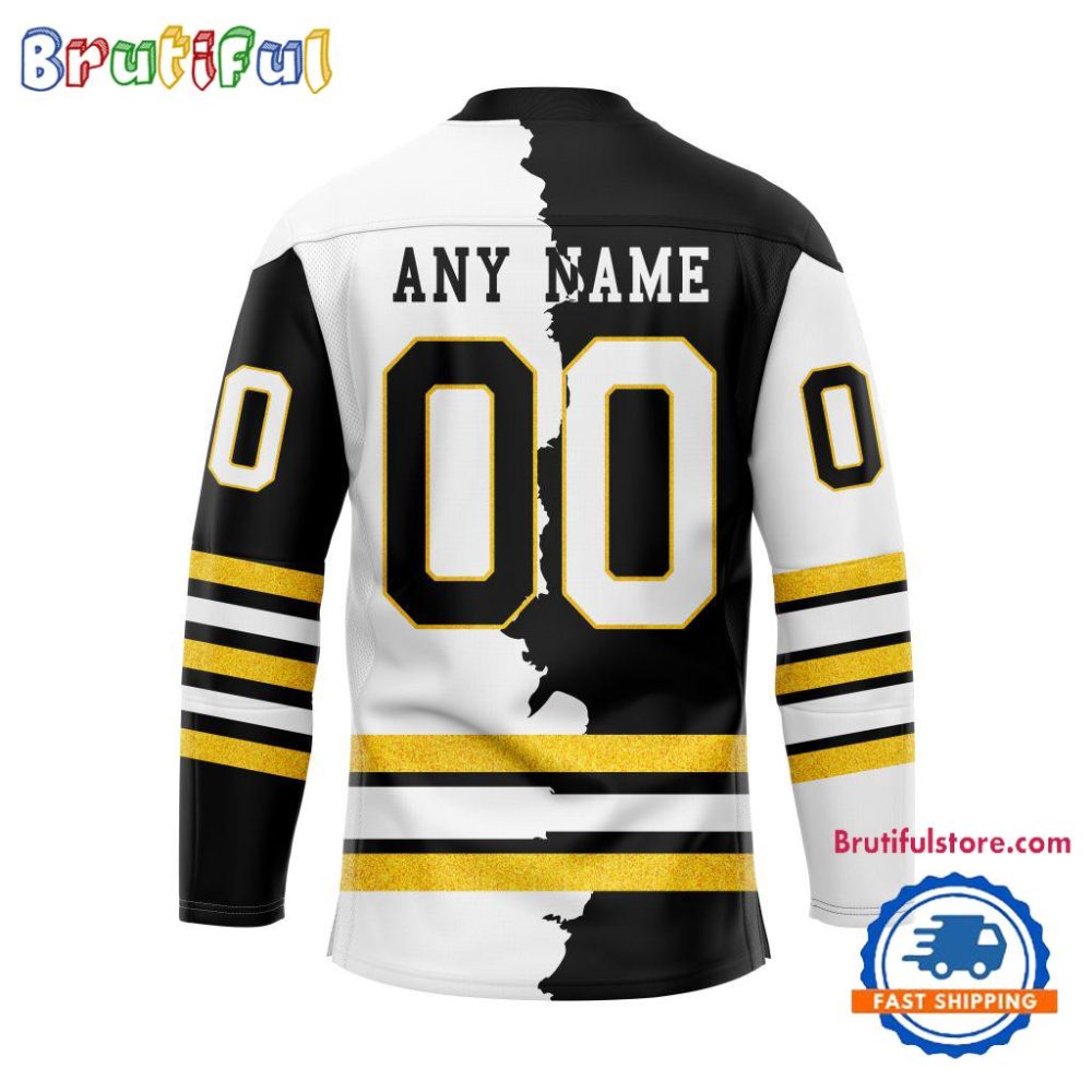 Nhl Boston Bruins Home Mix Away Hockey Jersey - Image 2