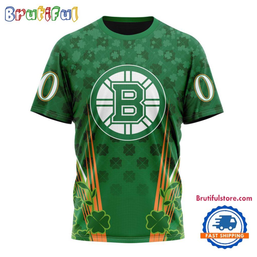 Nhl Boston Bruins Special St. Patrick'S Day All Over Print Shirts
