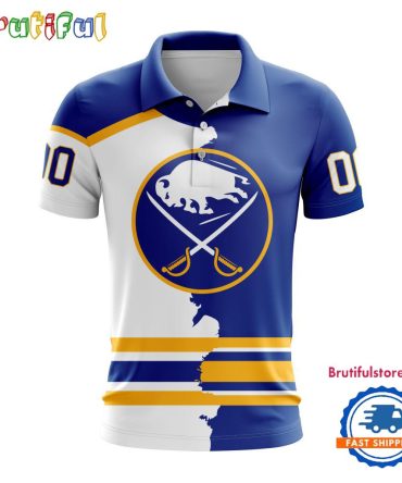 Nhl Buffalo Sabres Personalize Home Mix Away Kits Polo Shirts