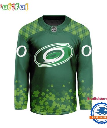 Nhl Carolina Hurricanes St.patrick's Day Hockey Jersey, Nhl Patricks Day Jersey